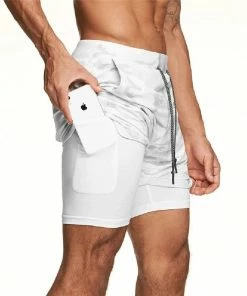 XMARTIAL White Camo Limitless 2-in-1 Shorts