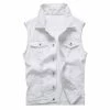 XMARTIAL White Style Denim Vest New Arrival