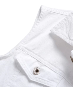 XMARTIAL White Style Denim Vest New Arrival