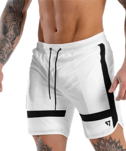 XMARTIAL White Drill Workout Shorts