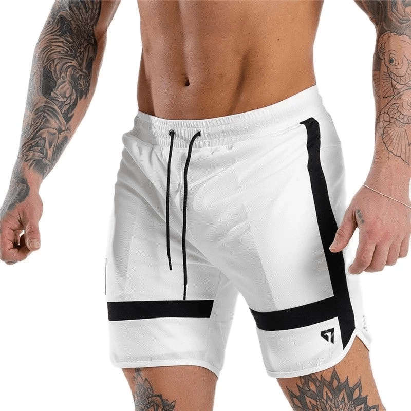 XMARTIAL White Drill Workout Shorts 3 XMARTIAL White Drill Workout Shorts