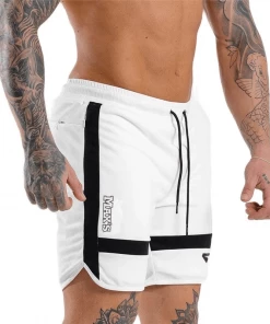 XMARTIAL White Drill Workout Shorts 8 XMARTIAL White Drill Workout Shorts