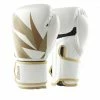 XMARTIAL Muay Thai Gear White Gold Pro Muay Thai Boxing Gloves 1 XMARTIAL Muay Thai Gear White Gold Pro Muay Thai Boxing Gloves