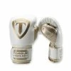 XMARTIAL White Gold Striker Boxing Gloves Muay Thai Gear
