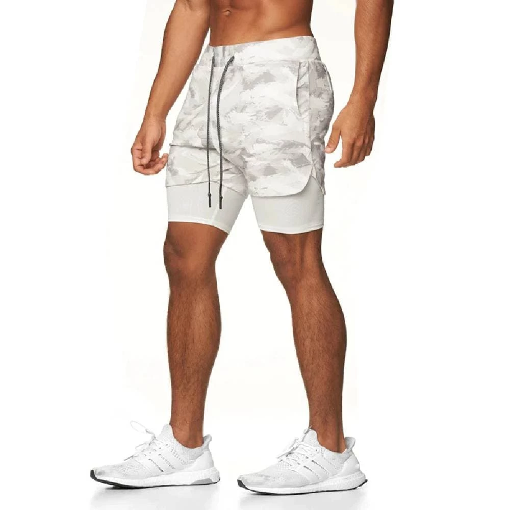 XMARTIAL White Graffiti Limitless 2-in-1 Shorts 3 XMARTIAL White Graffiti Limitless 2-in-1 Shorts