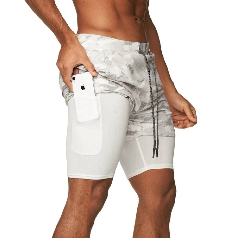 XMARTIAL White Graffiti Limitless 2-in-1 Shorts 6 XMARTIAL White Graffiti Limitless 2-in-1 Shorts