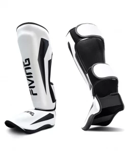 XMARTIAL White Grappling Muay Thai Shin Guards