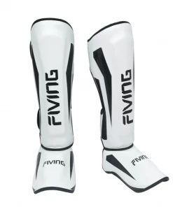 XMARTIAL White Grappling Muay Thai Shin Guards