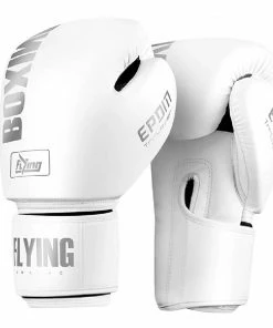 XMARTIAL Muay Thai Gear White Hunter Muay Thai Boxing Gloves