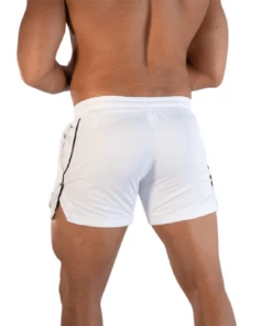 XMARTIAL White Impact Workout Shorts Streetwear & Athletics