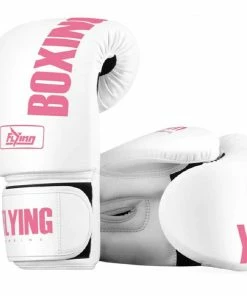 XMARTIAL Muay Thai Gear White Pink Hunter Muay Thai Boxing Gloves