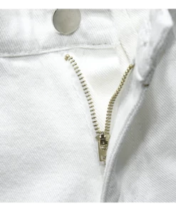 XMARTIAL New Arrival White Ripped Denim Shorts