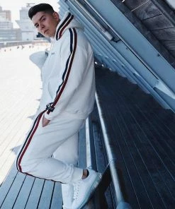 XMARTIAL White Side Striped Hoodies Joggers BJJ Gear 18 XMARTIAL White Side Striped Hoodies Joggers BJJ Gear