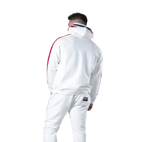 XMARTIAL White Side Striped Hoodies Joggers BJJ Gear 4 XMARTIAL White Side Striped Hoodies Joggers BJJ Gear