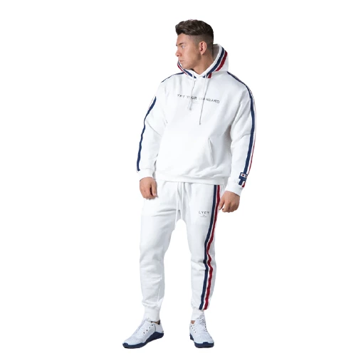 XMARTIAL White Side Striped Hoodies Joggers BJJ Gear 3 XMARTIAL White Side Striped Hoodies Joggers BJJ Gear