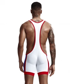 XMARTIAL White Smasher Wrestling Singlet New Arrival
