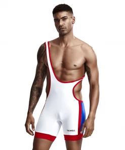 XMARTIAL White Smasher Wrestling Singlet New Arrival