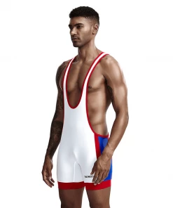 XMARTIAL White Smasher Wrestling Singlet New Arrival