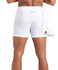 XMARTIAL Streetwear & Athletics White Gym Shorts