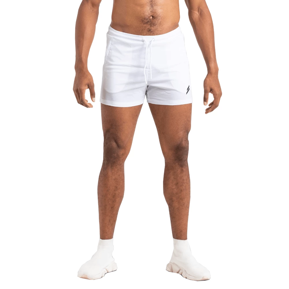 XMARTIAL Streetwear & Athletics White Gym Shorts 3 XMARTIAL Streetwear & Athletics White Gym Shorts