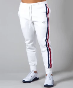 XMARTIAL Streetwear & Athletics White Striped Joggers