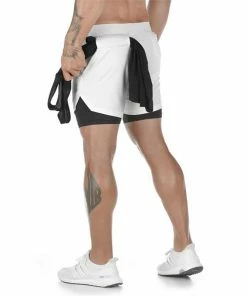 XMARTIAL White Ultra Pro 2-in-1 Shorts Less Than $35