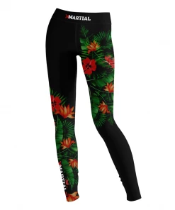 XMARTIAL Compression Pants Tropical Flower Women’s Spats