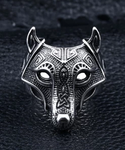 XMARTIAL Streetwear & Athletics Wolf Hammer Ring