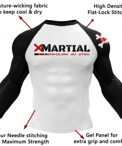 XMARTIAL Classic BJJ Rash Guard