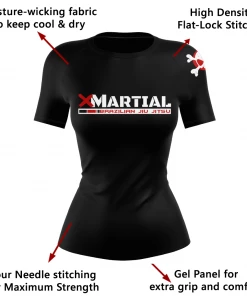 XMARTIAL Classic BJJ Women’s Rash Guard Rash Guards