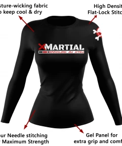 XMARTIAL Classic BJJ Women’s Rash Guard Rash Guards