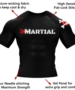 XMARTIAL Classic Rash Guard Rash Guards 13 XMARTIAL Classic Rash Guard Rash Guards