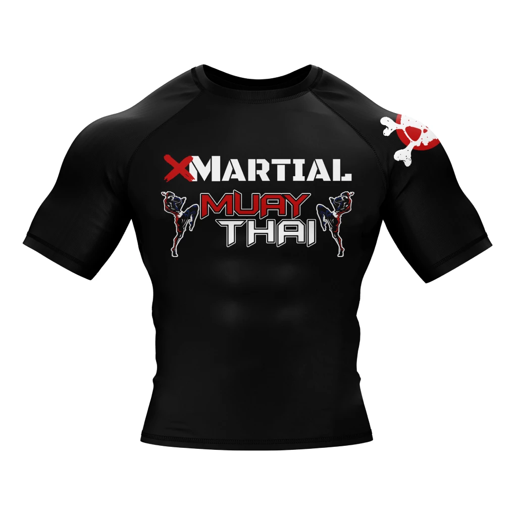 Rash Guards XMARTIAL Muay Thai Rash Guard 3 Rash Guards XMARTIAL Muay Thai Rash Guard