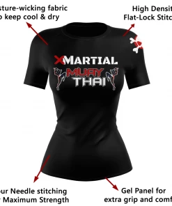 XMARTIAL Muay Thai Women’s Rash Guard