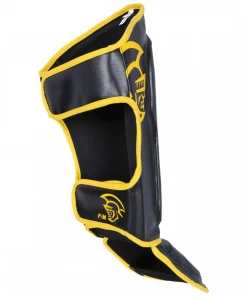 XMARTIAL Yellow Spartan Muay Thai Shin Guards