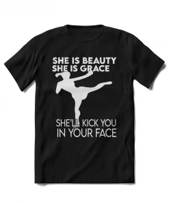 XMARTIAL Streetwear & Athletics Yes, She Is Muay Thai T-Shirt